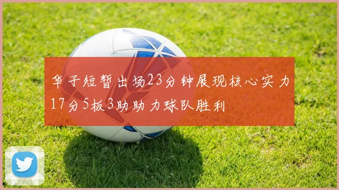 华子短暂出场23分钟展现核心实力17分5板3助助力球队胜利